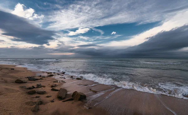 Mar Mar Tormentoso Nubes Colores Horizonte — Foto de Stock