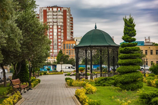 Baku Azerbaijan September 2018 Architectural Gazebo City Park — Stock Photo, Image