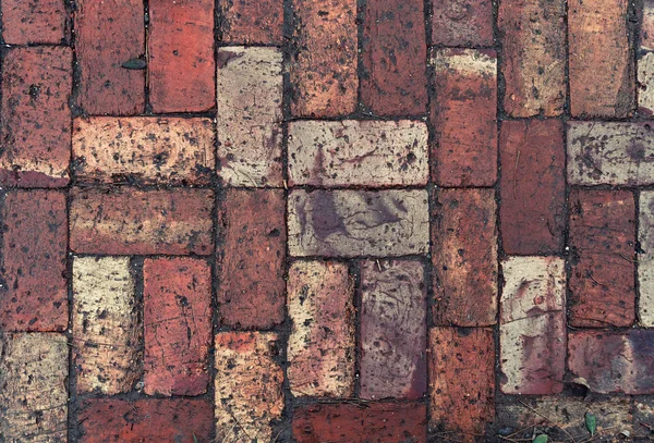 Tijolo pavimento fundo textura — Fotografia de Stock
