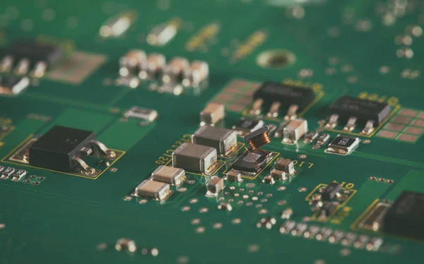 Electronic circuit board background — Stock Photo, Image
