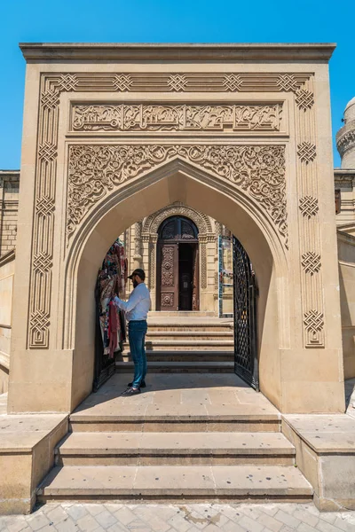 Baku, Azerbaijão 21 de julho de 2019 Icheri Sheher, Centro Histórico — Fotografia de Stock