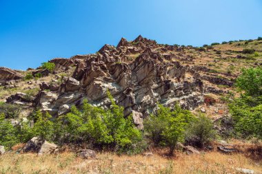 İnanılmaz fantezi güzel kaya manzara
