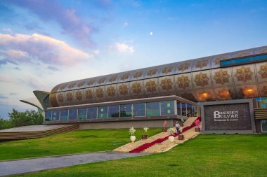Bakü, Azerbaycan 10 Ağustos 2019 Halı Müzesi binası