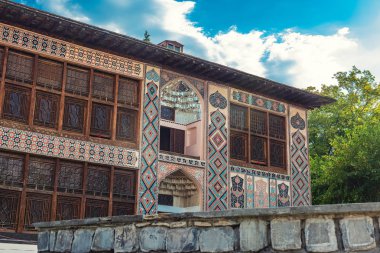 Azerbaycan'daki Şaki Hanları Antik Sarayı. 18. yüzyılda inşa edilmiş