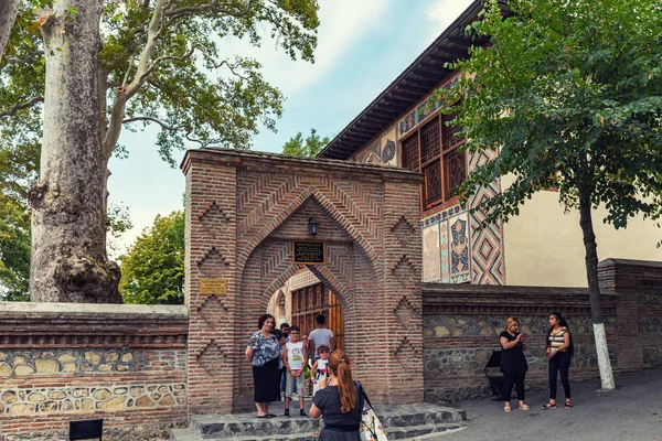 Šaki, Ázerbájdžán, 25. srpen 2019, starověký palác Šaki Khans. Postaven v 18. — Stock fotografie