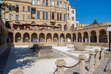 Azerbaycan, Bakü, 20 Eylül 2019 Antik Han hamamı