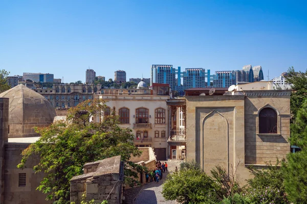 Αζερμπαϊτζάν, Μπακού, 20 Σεπτεμβρίου 2019 Άποψη της ιστορικής περιοχής της πόλης — Φωτογραφία Αρχείου