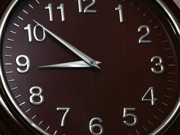 Wall clock close up background — Stock Photo, Image