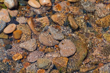 Kristal berrak suda taşlar