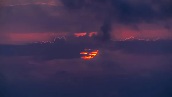 Sun Clouds Amazing Sunset — Stock Photo, Image