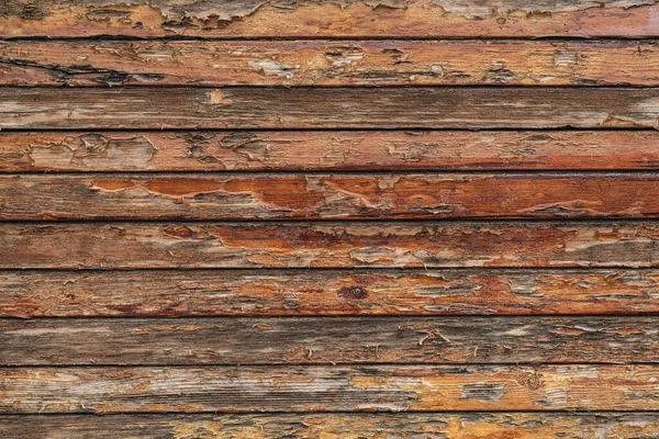 Egy Régi Mállott Fafal Textúrája Hámozott Lakkal — Stock Fotó