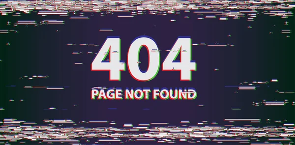 Ошибка 404 Страница Найдена Фон Лицензионные Стоковые Векторы