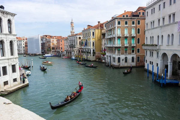 Venecia Italia Vista Calle Del Agua Edificios Antiguos Venecia Italia — Foto de Stock