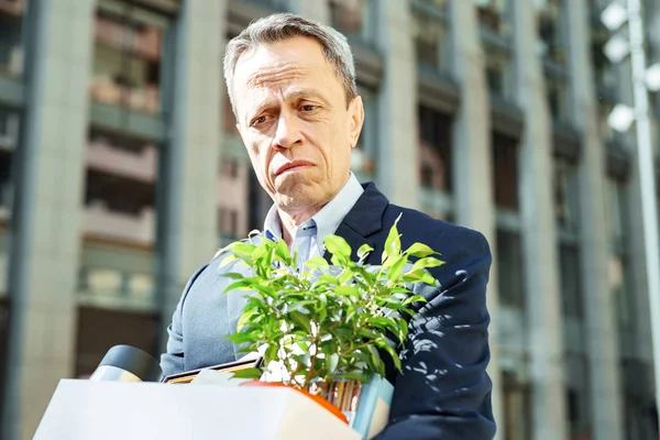 Adam onun dekoratif bitki ofisinden emekli olduktan sonra kaldırma