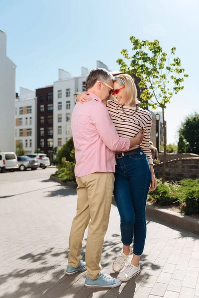 Alan zevk memnun güzel çift