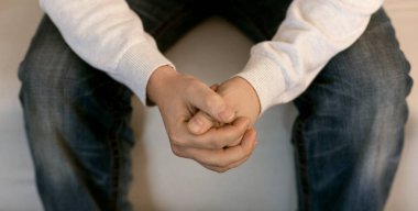 Birlikte sıktı elleri yakın çekim