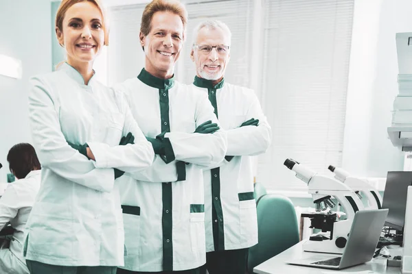 Biotechnologists feeling busy while planning new discovery — Stock Photo, Image