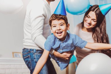 Birlikte vakit mutlu neşeli aile