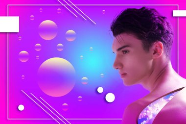 Doğru bir karar. Masum savunmasız adam alarak karar ve profile duruş