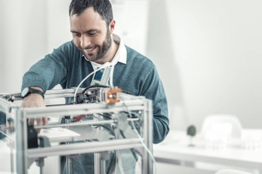 3d yazıcıya seyir hoş memnun teknisyen