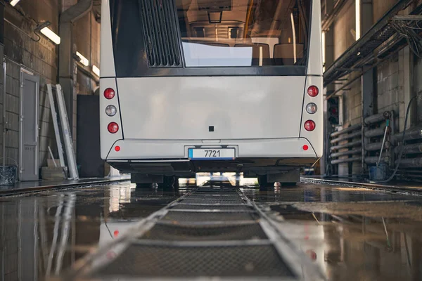 Close up of auto preparing for work with passengers — Stock Photo, Image