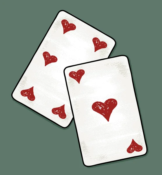 Vektorbild Der Spielkarten — Stockvektor