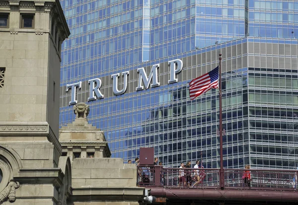 Chicago Circa Giugno 2019 Trump International Hotel Tower Hotel Uso — Foto Stock