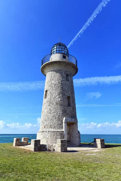 Fyrtornet Biscayne Nationalpark Florida — Stockfoto