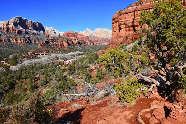 Red Rock Desert Landscape Sedona Arizona Spiritual Location Retreats Many — Stock Photo, Image