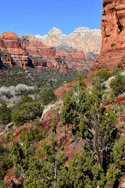 Red Rock Desert Landscape Sedona Arizona Spiritual Location Retreats Many — Stock Photo, Image