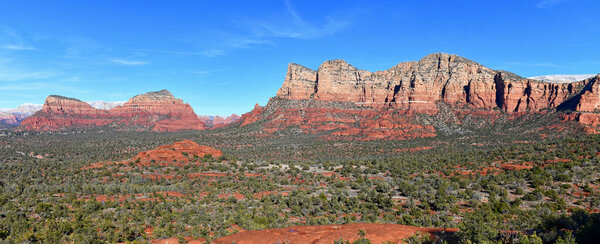 Red rock desert landscape of Sedona, Arizona a spiritual location for retreats and many spa