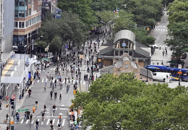 New York City Circa Červen2020 Uprostřed Sílícího Násilí Protestů Proti — Stock fotografie