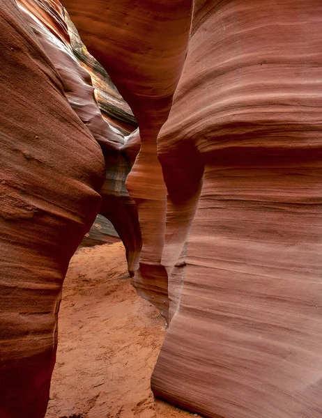 Slot Canyons Vaak Gevonden Droge Gebieden Zoals Utah Arizona Zuidwesten — Stockfoto