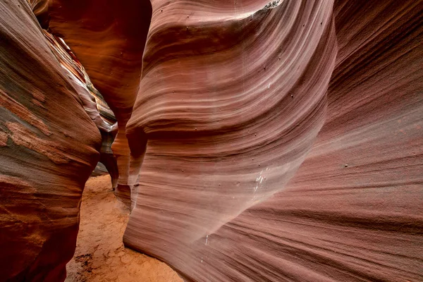 Desfiladeiros Fenda Comumente Encontrados Áreas Áridas Como Utah Arizona Sudoeste — Fotografia de Stock
