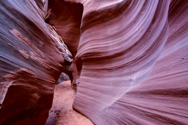 Slot Canyons Vanligen Finns Torra Områden Som Utah Arizona Och — Stockfoto