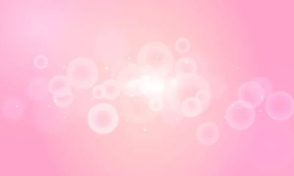Ροζ Χρυσό Ροζ Bokeh Κύκλο Αφηρημένο Φως Φόντο Ροζ Χρυσό — Διανυσματικό Αρχείο