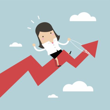 İşkadını binme başarı ok grafiği.