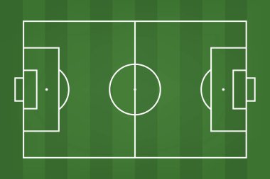 Futbol alanı veya futbol alan arka plan. vektör