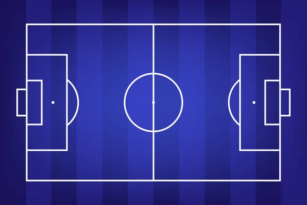 Campo Futebol Fundo Campo Futebol Vector Quadra Azul Para Criar —  Vetores de Stock