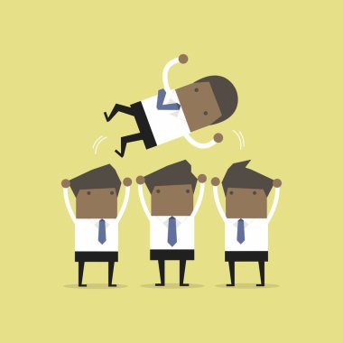 Afrika işadamı tarafından onun çalışması kusuyor.