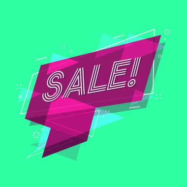 Düz pankart satışı. İndirim kurdele afişi.