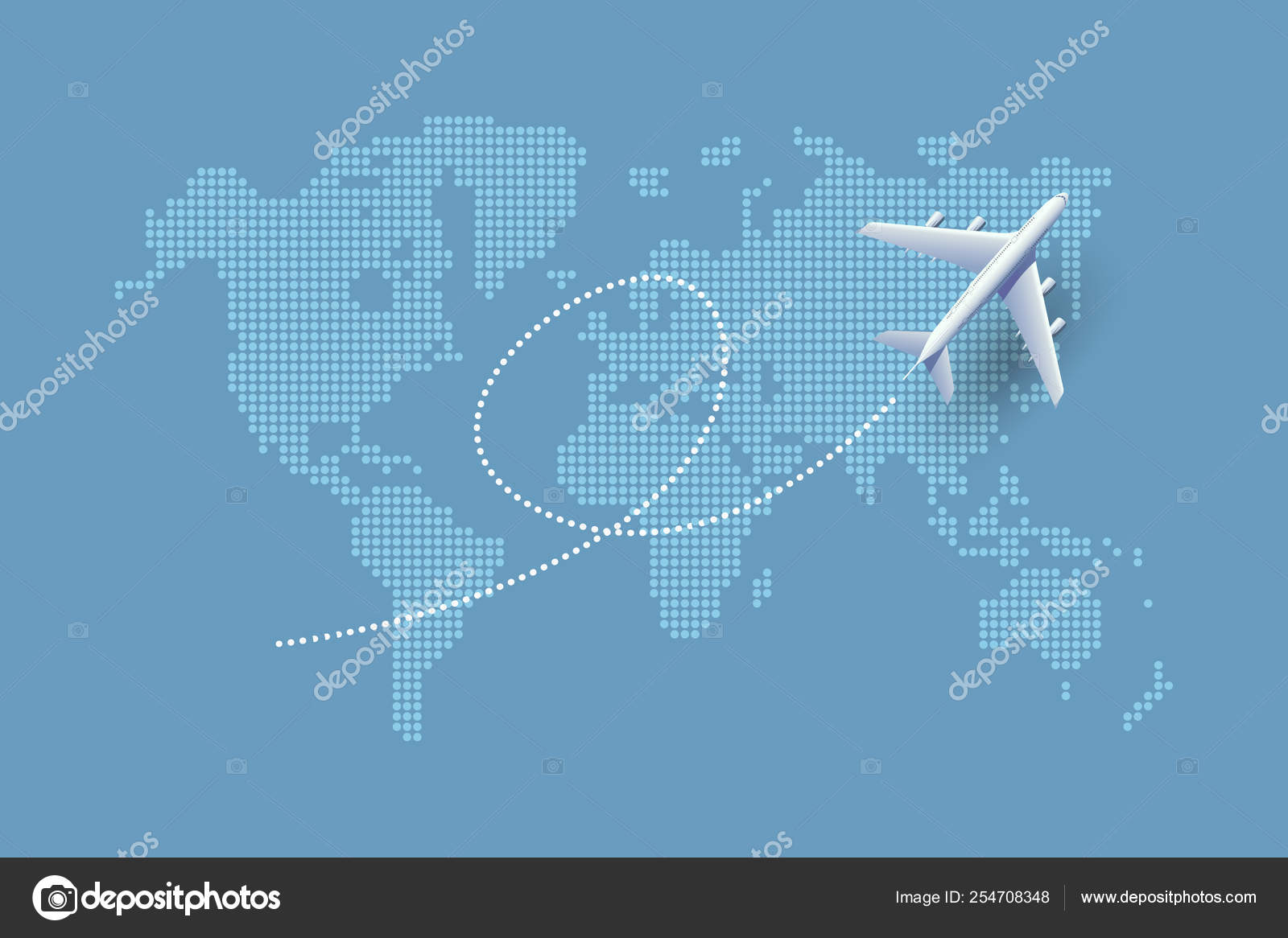 Map Of Planes In Sky Planes World Map Airlines Top View Airplane Flying World Map Stock Vector  Image By ©Inueng #254708348