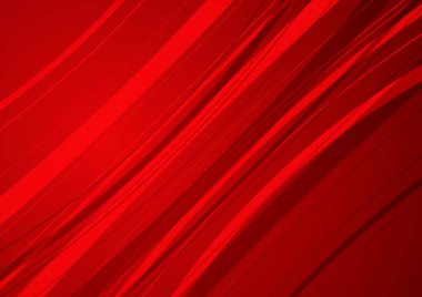 Kırmızı eğrili soyut kırmızı arka plan.