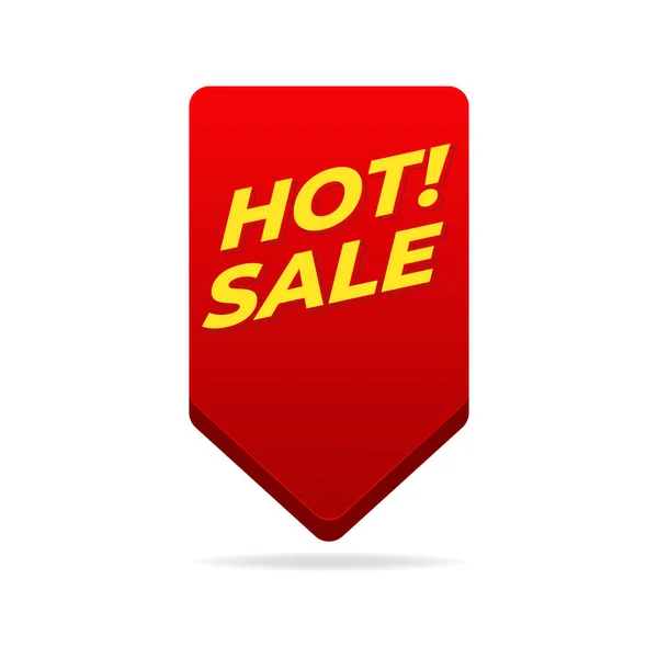 Hot Sale Pin Etikett Skylt — Stock vektor