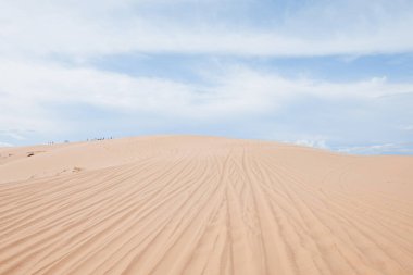 Vietnam 'da beyaz kum tepeleri.