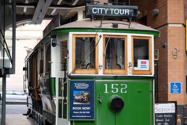 Christchurch New Zealand Jun 2017 Christchurch Tramway Tramsysteem Tram Werkt — Stockfoto