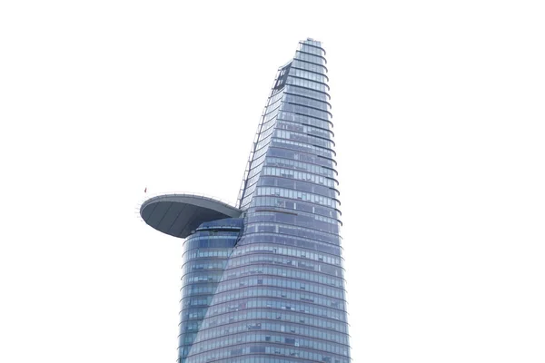 Chi Minh Vietnam July 胡志明市最高的建筑Bitexco Financial Tower与越南蓝天相映成趣 2018年 — 图库照片