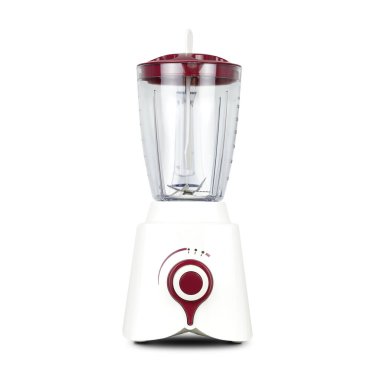 Elektrik karıştırıcı beyaz arkaplanda izole edildi.