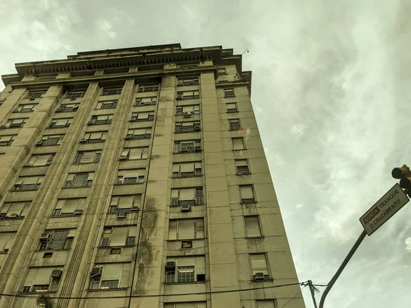 Ősi Építészet Történelmi Épületek Porto Alegre Városa Rio Grande Sul — Stock Fotó