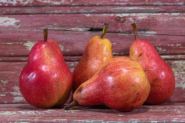 Sumo Pêra Vermelha Pyrus Bebida Refrescante Rica Nutrientes Bebida Natural — Fotografia de Stock